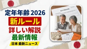 日本の定年年齢ルール2026｜詳しい解説