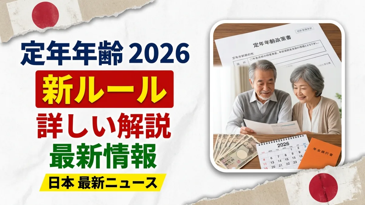 日本の定年年齢ルール2026｜詳しい解説